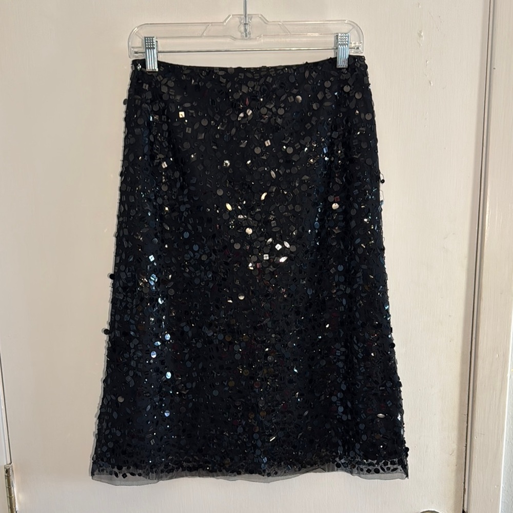 Sequin Black Skirt